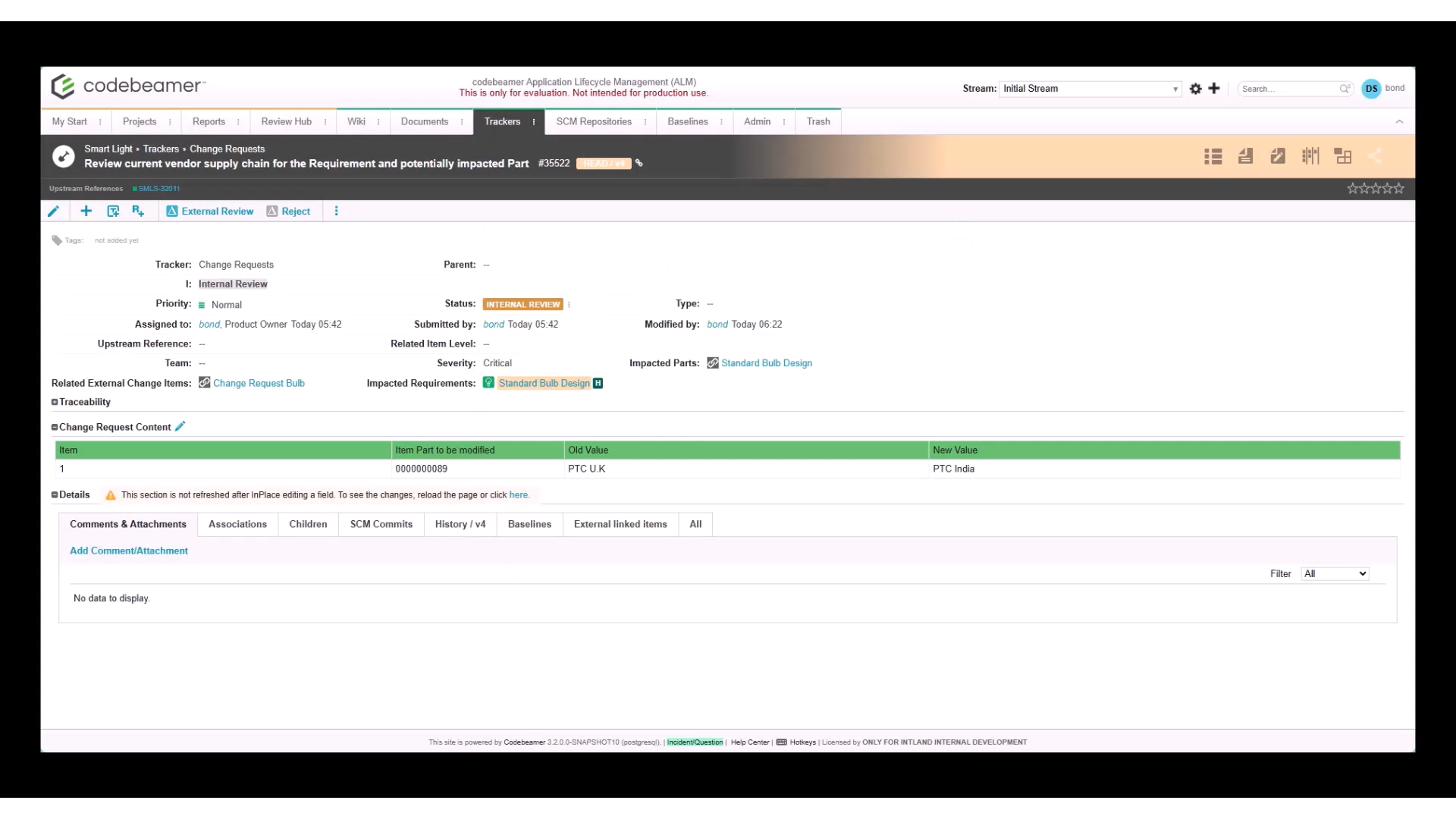 Codebeamer OSLC Traceability for Change Requests | tutorial | PTC ...
