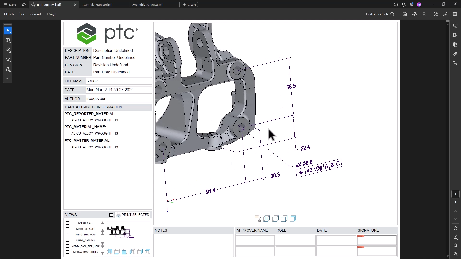 3D PDF Advanced | tutorial | PTC Learning Connector