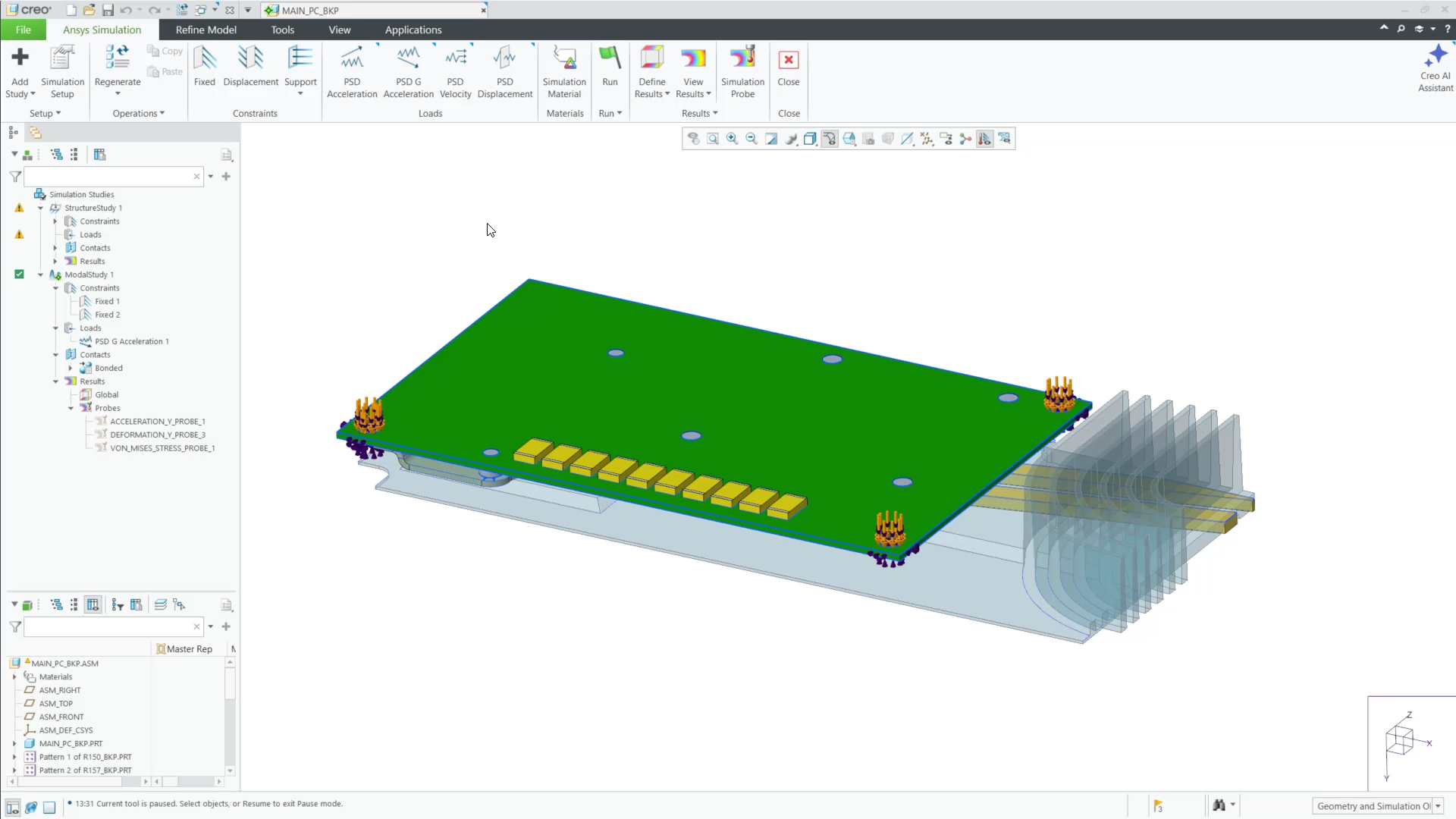 Random Vibration | tutorial | PTC Learning Connector