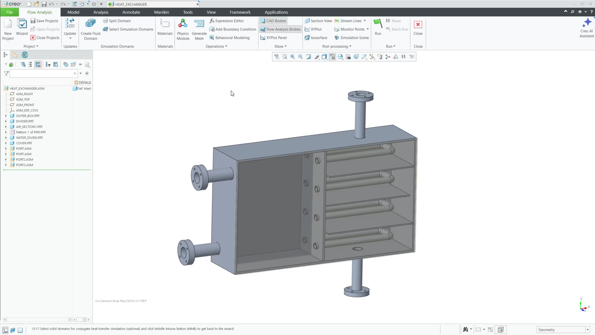 Creo Flow Analysis Tessellation Improvements | tutorial | PTC Learning ...