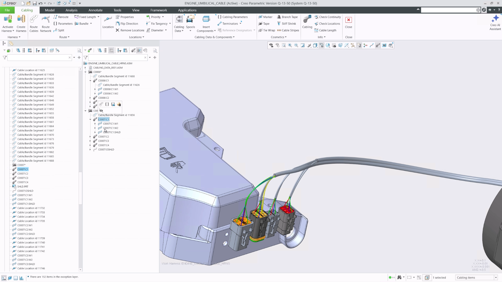 Enhanced Composite Cables Support | tutorial | PTC Learning Connector