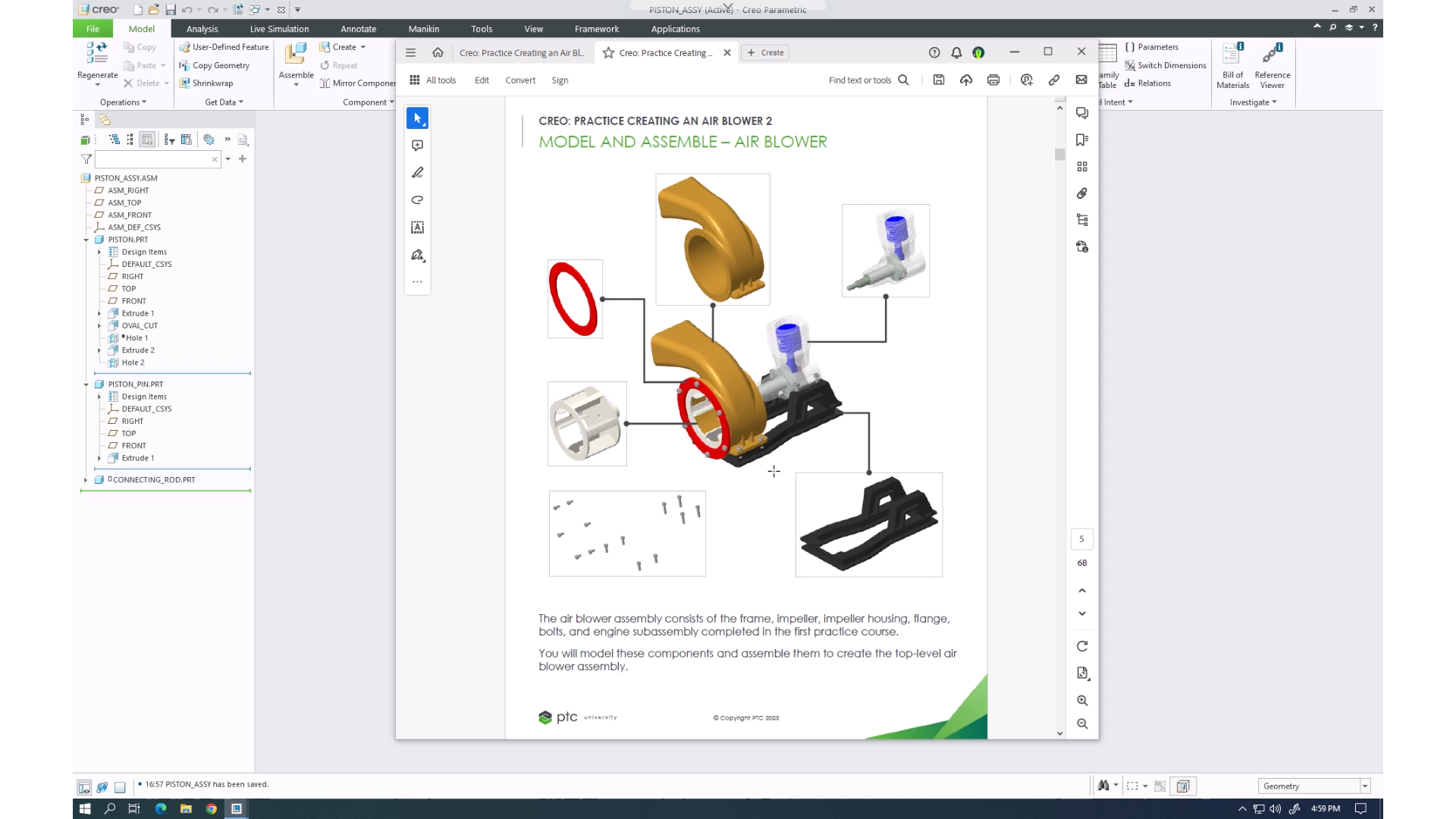 Design Intent Guidance for Creo Practice Courses | Webinar | PTC ...